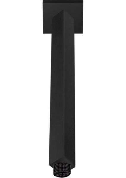 Mat Siyah Tavandan Duş Başlığı Borusu, Şık ve Dayanıklı Tasarım 102126700C1