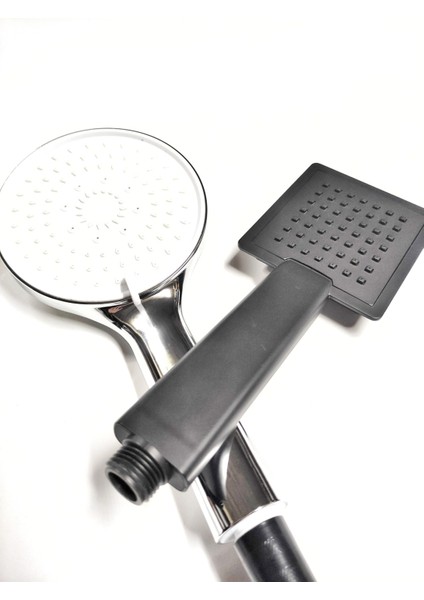 Çift Fonksiyonlu Banyo Duş Başlığı Seti, Siyah Renk, Modern ve Kullanışlı Tasarım fiyatları