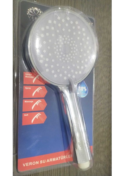 5 Fonksiyonlu El Duşu, Şık ve Kullanışlı, Gümüş Renkli, Hijyen ve Konfor Sağlayan Tasarım