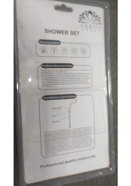 5 Fonksiyonlu El Duşu, Şık ve Kullanışlı, Gümüş Renkli, Hijyen ve Konfor Sağlayan Tasarım fiyatları