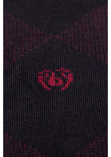 Erkek Bambu Bordo Desenli Siyah Soket Çorap CRBMB23Y102_99-2 fiyatları