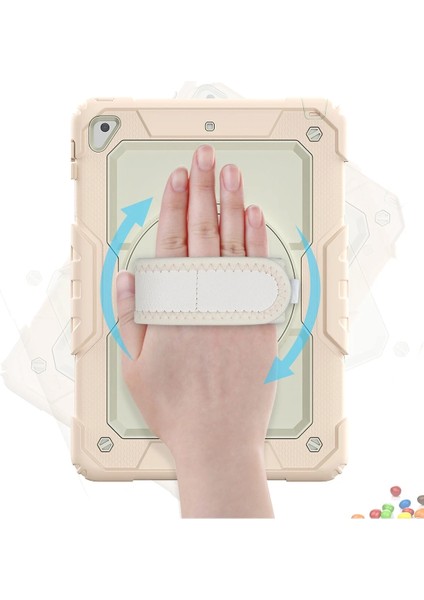 Zengezur Newface Ipad 5 Air 9.7 Kılıf Strap New Tablet Kapak - Pembe modelleri