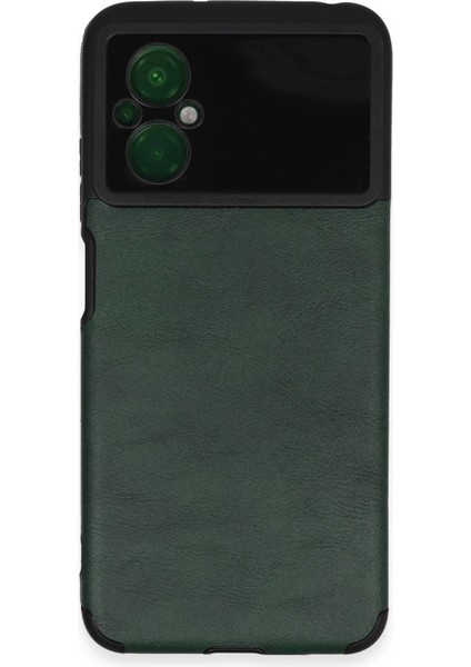 Zengezur Newface Xiaomi Poco M5 Kılıf Loop Deri Silikon - Yeşil