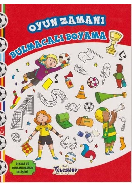 Oyun Zamanı Bulmacalı Boyama