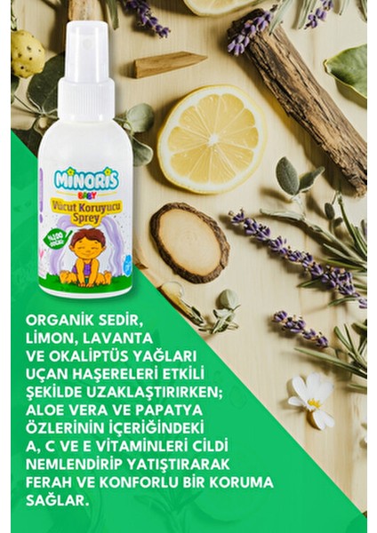 Baby Güneş Sonrası 200 ml Yoğun Nemlendirici ve Vücut Koruyucu Sprey Seti Bebekler İçin