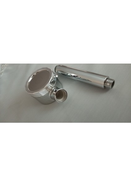 Metalik El Duşu Başlığı, Pervaneli, Milano 2'li Paket, Kaliteli ve Şık Tasarım