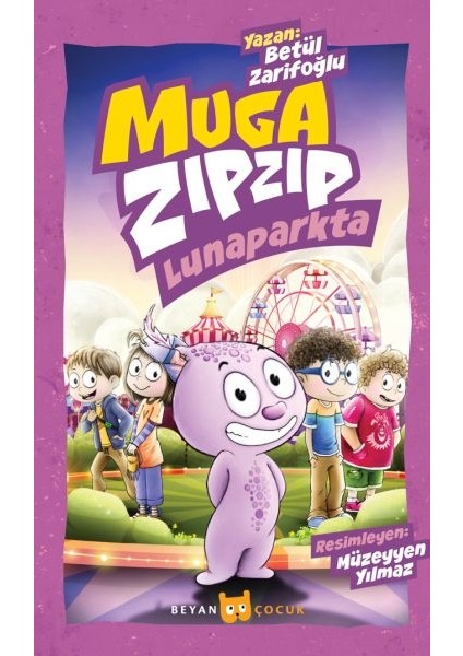 Muga Zıpzıp Lunaparkta (Renkli - Resimli)