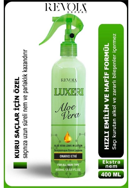 Expert Luxeri Onarıcı Etki Fön Suyu 400 ml Aloe Vera