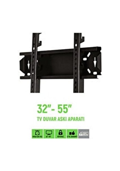Tk-10 Sabit LCD-LED TV Askı Aparatı 32-55 inç Ekran Boyutu için Güçlü Montaj fırsatları