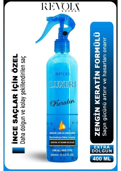 Expert Luxeri Kontrol ve Tarama Kolaylığı Fön Suyu 400 ml Keratin