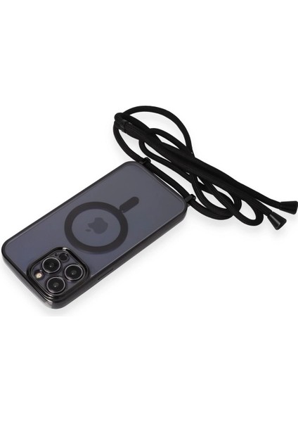Zengezur Newface Iphone 12 Pro Kılıf Divo Lazer Askılı Magsafe Kapak - Siyah indirimleri