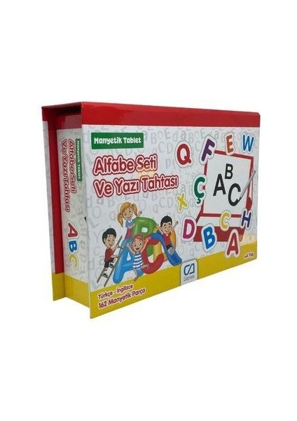 Manyetik Alfabe Seti ve Yazı Tahtası