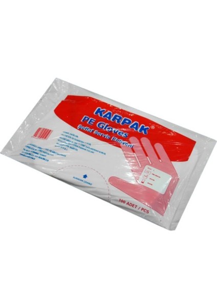 Şeffaf Eldiven 100 Adet