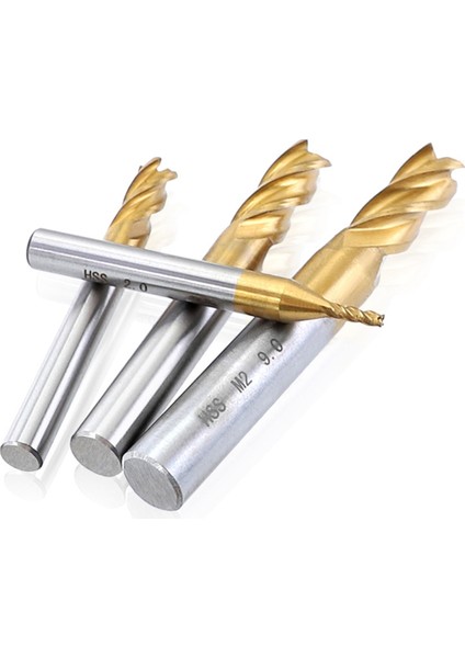 11PCS Freze Kesicileri 4-Flute Titanyum Kaplamalı Hss End Mill Seti 1.5-10MM Cnc Yönlendirici Biti Ahşap Çelik Freze (Yurt Dışından) fiyatları