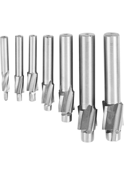 7pcs M3-M12 Karşıdoğu Freze Kesici Yüksek Hızlı Çelik Pilot Slot Aracı Uç Değirmen Yuvası Matkap Bit Seti (Yurt Dışından) fırsatları