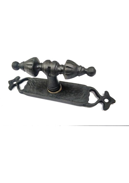 Antika Tarz Dekoratif Pirinç Burma Pencere Kolu - 152X32 Mm, Oksit