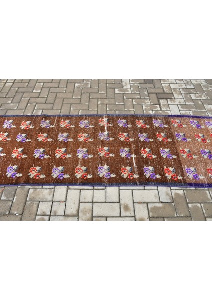 Doğulu Halı, 81X248 cm Yolluk Halı, Kahverengi Dekoratif Halı, Türk Halı modelleri