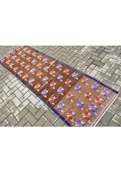 Doğulu Halı, 81X248 cm Yolluk Halı, Kahverengi Dekoratif Halı, Türk Halı fırsatları