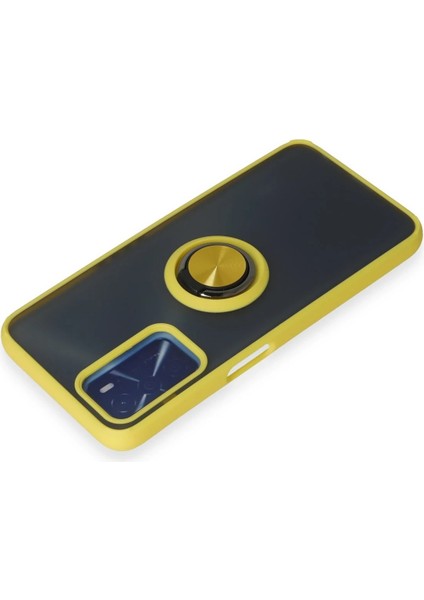 Zengezur Newface A16 Kılıf Montreal Yüzüklü Silikon Kapak - Sarı modelleri