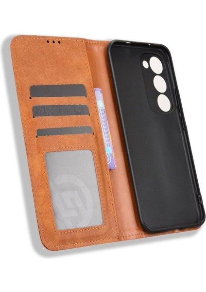Tecno Spark 40 Pro Plus 4g Premium Pu Deri Kılıf Tpu Tampon Kart Tutucu Ayaklı Gizli Manyetik Adsorpsiyonlu Darbeye Dayanıklı Flip Cüzdan Kılıf (Yurt Dışından) fırsatları
