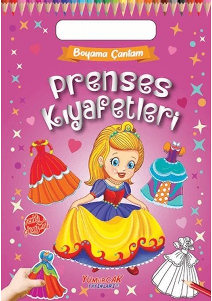 Boyama Çantam - Prenses Kıyafetleri