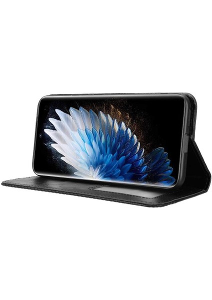 Tecno Spark 40 Pro Plus 4g Premium Pu Deri Kılıf Tpu Tampon Kart Tutucu Ayaklı Gizli Manyetik Adsorpsiyonlu Darbeye Dayanıklı Flip Cüzdan Kılıf (Yurt Dışından) fırsatları