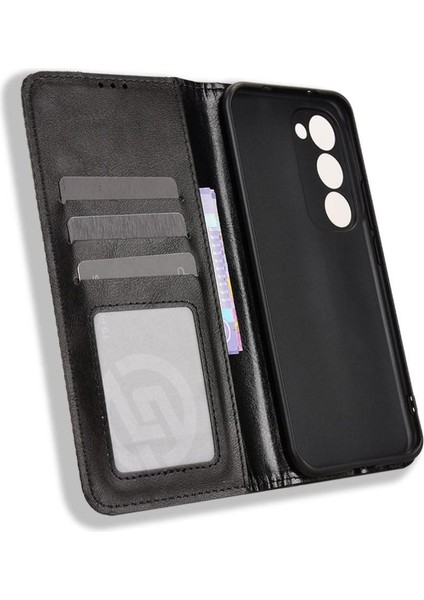 Tecno Spark 40 Pro Plus 4g Premium Pu Deri Kılıf Tpu Tampon Kart Tutucu Ayaklı Gizli Manyetik Adsorpsiyonlu Darbeye Dayanıklı Flip Cüzdan Kılıf (Yurt Dışından) indirimleri