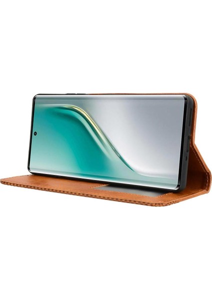 Tecno Camon 40 4g Premium Pu Deri Kılıf Tpu Tampon Kart Tutucu Ayaklı Gizli Manyetik Adsorpsiyonlu Darbeye Dayanıklı Flip Cüzdan Kılıf (Yurt Dışından) fiyatları