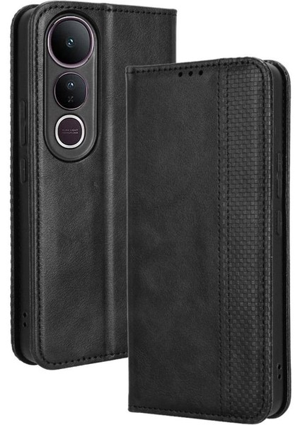 Vivo V50 Lite 4g 5g Premium Pu Deri Kılıf Tpu Tampon Kart Tutucu Ayaklı Gizli Manyetik Adsorpsiyonlu Darbeye Dayanıklı Flip Cüzdan Kılıf (Yurt Dışından) modelleri