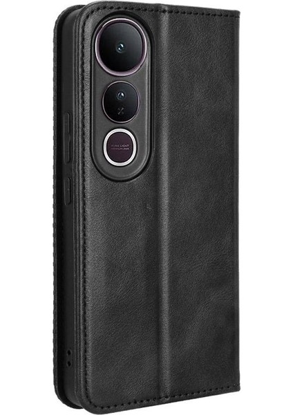 Vivo V50 Lite 4g 5g Premium Pu Deri Kılıf Tpu Tampon Kart Tutucu Ayaklı Gizli Manyetik Adsorpsiyonlu Darbeye Dayanıklı Flip Cüzdan Kılıf (Yurt Dışından) indirimleri
