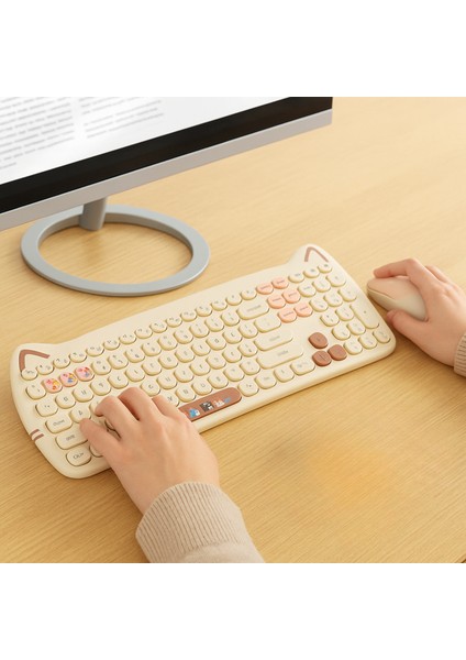 Geezerkitty Plus Kablosuz Sessiz Klavye Mouse Seti SMK-672 fiyatları