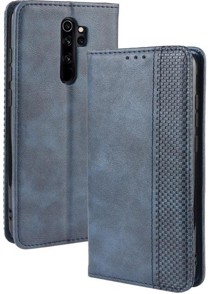 Xiaomi Redmi Note 8 Pro Premium Pu Deri Kılıf Tpu Tampon Kart Tutucu Ayaklı Gizli Manyetik Adsorpsiyonlu Darbeye Dayanıklı Flip Cüzdan Kılıf (Yurt Dışından)