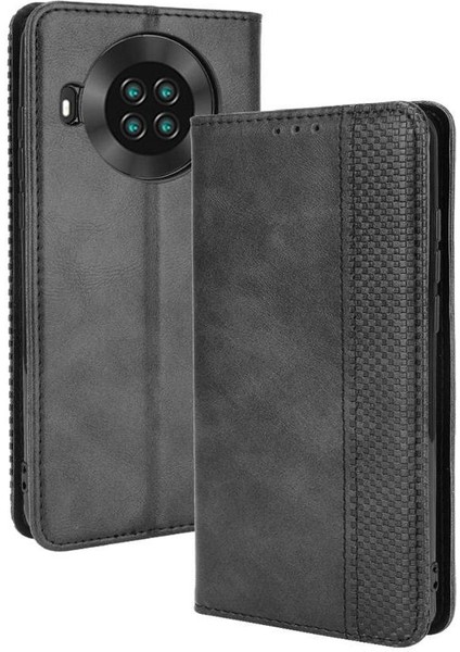 Cubot Note 20/note 20 Pro Premium Pu Deri Kılıf Tpu Tampon Kart Tutucu Ayaklı Gizli Manyetik Adsorpsiyonlu Darbeye Dayanıklı Flip Cüzdan Kılıf (Yurt Dışından)