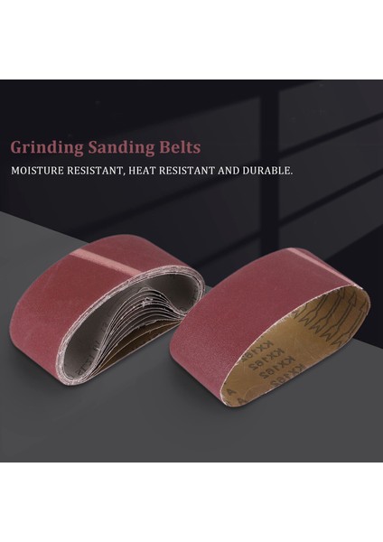 20PCS 3X18 Zımpara Kayışı Zımpara Kayışları Kemer Zımpara Kağıdı (Her Biri 60, 80, 120,150,240.400 Grit, 2 40 Grit) Kemer Zımpara (Yurt Dışından) fiyatları