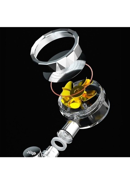 Mavi Pervaneli Fanlı Duş Başlığı, Su Tasarrufu ve Basınçlı Yağmurlama Özelliği indirimleri