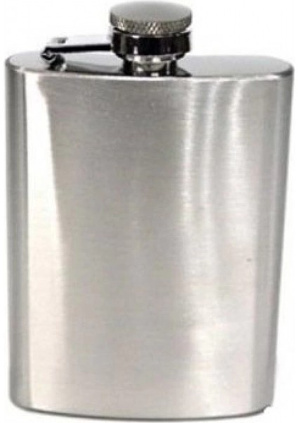 6 Oz Çelik Cep Içki Kanyak Matarası