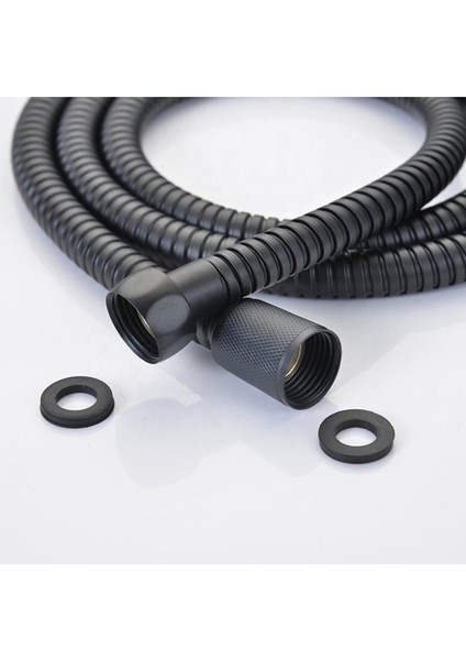 5 Fonksiyonlu Siyah Duş Başlığı ve Hortumlu Set fırsatları