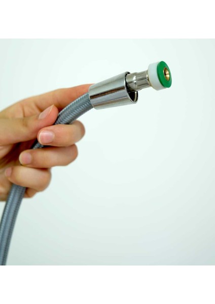 5 Fonksiyonlu Su Tasarruflu Turbo Duş Başlığı ve Hortumu, Gri Renk modelleri