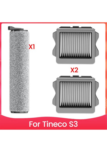 Yedek Filtreler Tineco S3 Serise Için Fırça Silindirler Kablosuz Islak Kuru Vakum Temel Aksesuarlar Parçalar (Yurt Dışından)