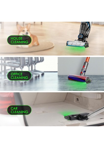 Vakum Süpürge Toz Ekran LED Lamba Güzel Toz, Pet Saç Vacuma Seğerleri Aksersiyeleri Yeşil Işık (Yurt Dışından) modelleri