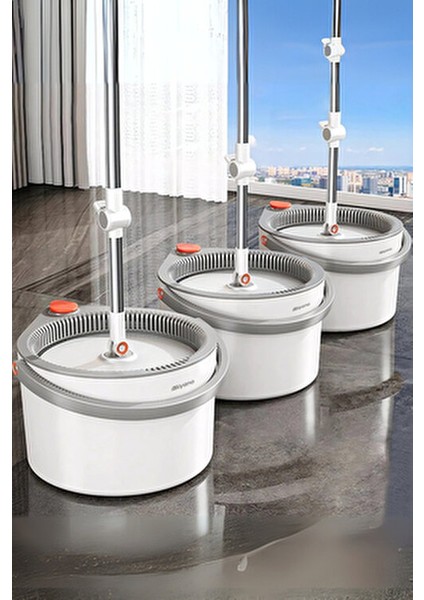 M80 Plus Su Hazneli Mop Seti 3 Parça Kolay Kullanım Yüksek Emicilik Özellikli