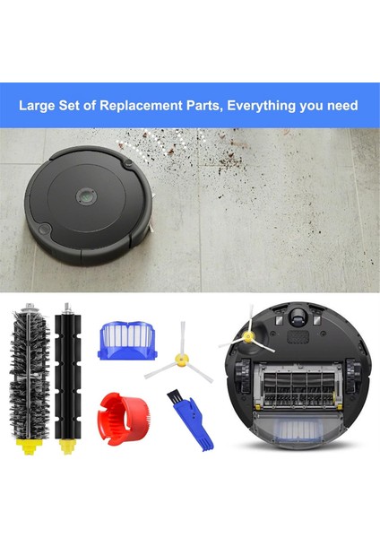 Irobot Roomba Için Yedek Parçalar 600 Serisi 694 675 692 690 600 &amp; 500 Serisi 595 585 564 Vakum Robot Fırça Filtreleri (Yurt Dışından) fırsatları