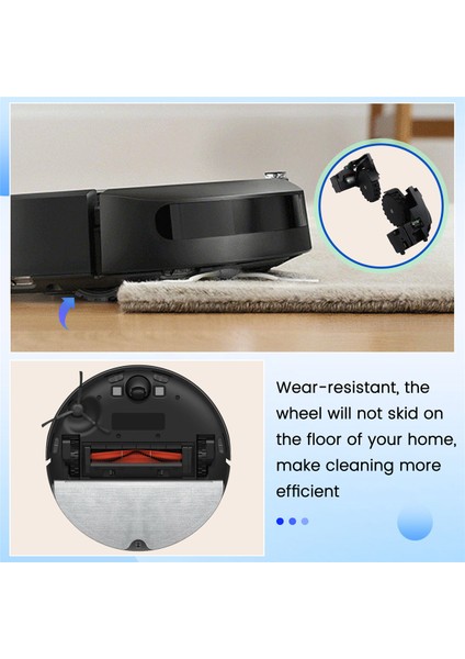 Xiaomi Mijia Için 1t Robot Vakum Süpürge Sol ve Sağ Motor Tekerlek Aksesuarları (Yurt Dışından) indirimleri