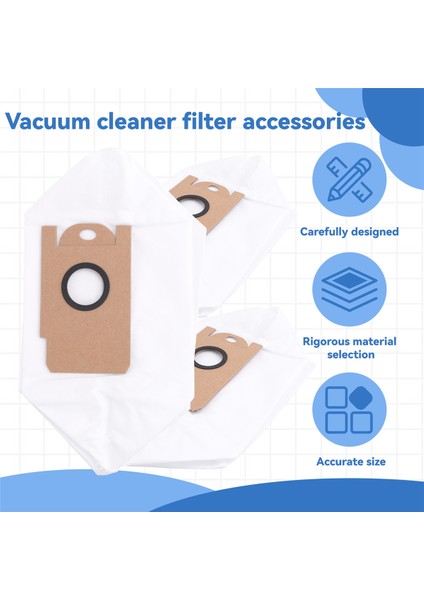 Değiştirilebilir Aksesuarlar Parçalar Xiaomi Lydsto R1 R1A R1A Robot Vakum Temizleyici Robot Vakum Süpürge Parçaları 10 Pcs (Yurt Dışından) indirimleri