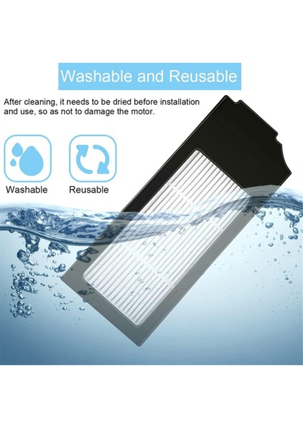 Ecovacs Için Deebot X1 Turbo X1 Omni T10 Plus T10 Omni/turbo Robot Vakum Süpürge Ana Yan Fırça Hepa Filtreleri (Yurt Dışından) modelleri