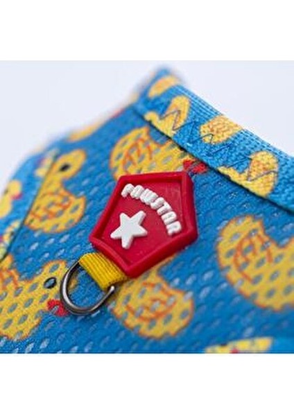 Ducks Air-Mesh Göğüs Tasması 3XL Hafif ve Nefes Alabilir Kumaşla Kedi ve Köpekler İçin