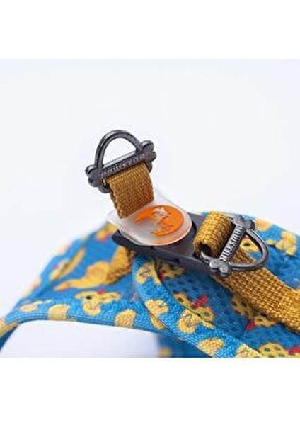 Ducks Air-Mesh Göğüs Tasması 3XL Hafif ve Nefes Alabilir Kumaşla Kedi ve Köpekler İçin