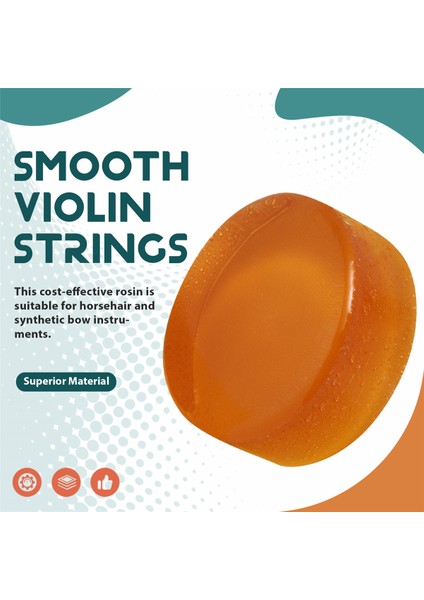 25G Erhu Rosin Keman Rosin Şeffaf Sarı Rosin Viola Viyola Çello Yaylı Dize Için Yuvarlak El Yapımı (Yurt Dışından) fırsatları
