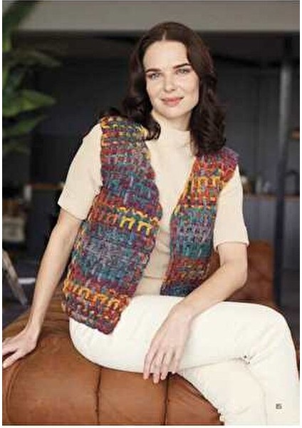 Süperlana Maxi Kalın El Örgü İpi Yün Malzemeden Siyah Renk 149 gr fırsatları