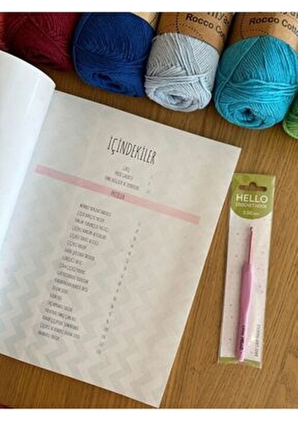 Bibu Kitaplı Tığ Işi Seti - Crochet Kit - Dairesel Tığ Işleri indirimleri